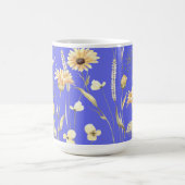 Blauw voor weidehuisland koffiemok (Center)