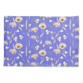 Blauw voor weidehuisland kussensloop (Achterkant)