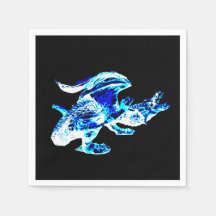 Blauw Vorst Ijs Draak Mythisch Wezen 50 x