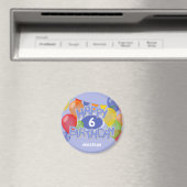 blauw vorst koekjes met uitsnede op ballonvaars ve magneet (Insitu (Vaatwasser))