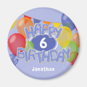 blauw vorst koekjes met uitsnede op ballonvaars ve magneet (Voorkant)