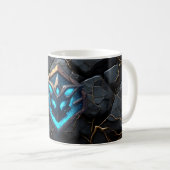 Blauw Vorst Rune Embleem Koffiemok (Voorkant rechts)