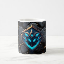 Blauw Vorst Rune Embleem Koffiemok