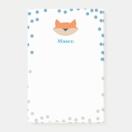 Blauw Vos Post-it notitiepapier Kantoorartikelen Post-it® Notes (Voorkant)