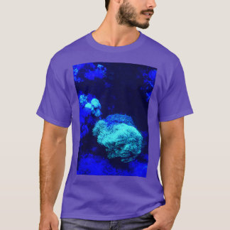 Blauw, vreedzaam koraal van de oceaan t-shirt