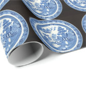 Blauw, vrij Bord patroonpapier Cadeaupapier (Rol Hoek)