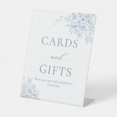 Blauw Vrijgezellenfeest Kaarten en geschenken Reclamebord Met Voetstuk (Voorkant)