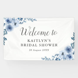 blauw vrijgezellenfeest welkom spandoek