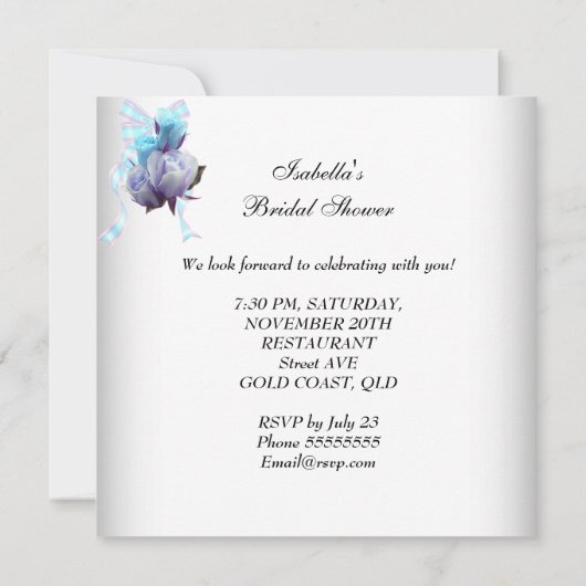  blauw Vrijgezellenfeest Wit loopvlak Kaart (Achterkant)