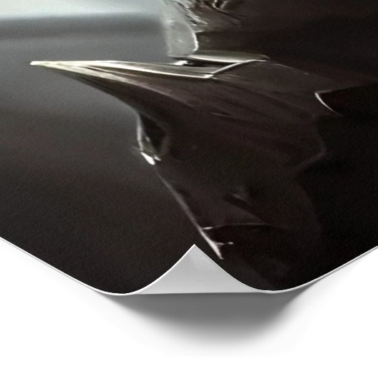 Blauw vrouw | AI Art Poster (Hoek)