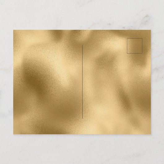 Blauw Vrouw Gezicht Goud Inspirerend Citaten Briefkaart (Achterkant)