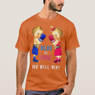 Blauw vs roze baby's Geslacht Partij T-shirt