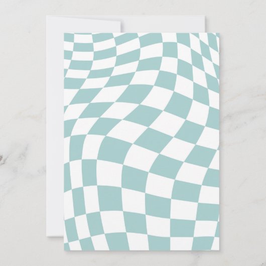 Blauw Vuil Fietsjongen Motorcross Racing Verjaarda Kaart (Achterkant)