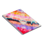 Blauw vuile kunst schilderen. Tie Dye Texture. PAA Notitieboek (Rechterzijde)