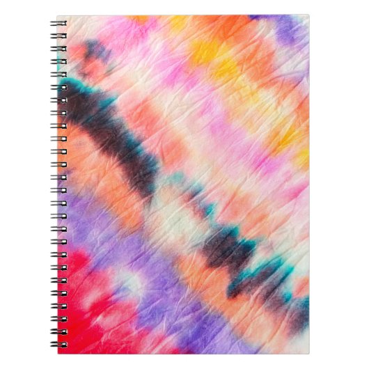 Blauw vuile kunst schilderen. Tie Dye Texture. PAA Notitieboek (Voorkant)