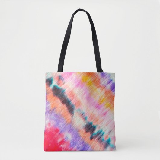 Blauw vuile kunst schilderen. Tie Dye Texture. PAA Tote Bag (Voorkant)