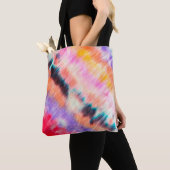 Blauw vuile kunst schilderen. Tie Dye Texture. PAA Tote Bag (Dichtbij)