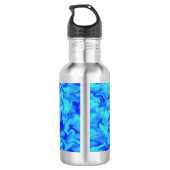 Blauw Vuur Waterfles (Achterkant)