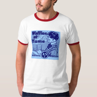Blauw "WAFFLES" T-shirt