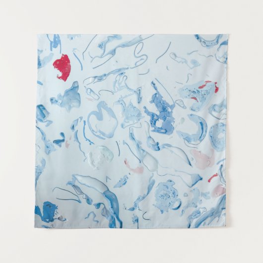 Blauw Wandkleed (Voorkant)