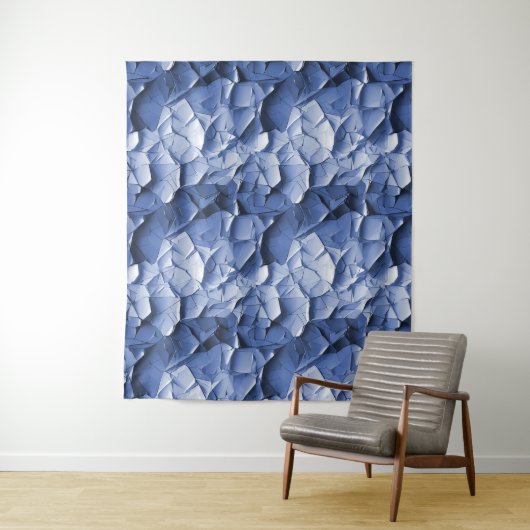 Blauw Wandkleed (In situ)