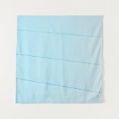 Blauw Wandkleed (Voorkant (horizontaal))