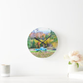  blauw wandklok voor vrachtwagens (Huis)