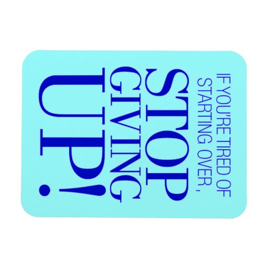 BLAUW WANNEER U ERVAN BEWUST BENT DAT U BEGINT MET MAGNEET (Horizontaal)