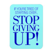 BLAUW WANNEER U ERVAN BEWUST BENT DAT U BEGINT MET MAGNEET (Verticaal)