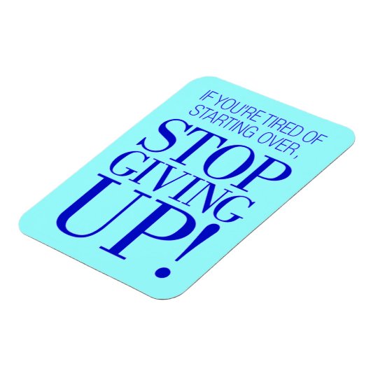 BLAUW WANNEER U ERVAN BEWUST BENT DAT U BEGINT MET MAGNEET (Linkerzijde)