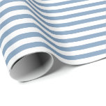 blauw | Wappapier met witte streep Cadeaupapier<br><div class="desc">Dit klassieke artikel met een cadeaubon voor stripe is perfect voor uw cadeaubehoeften! Verloop een verjaardagscadeau, een cadeau voor baby shower, een cadeau voor vrijgezellenfeest, een huwelijkscadeau of een cadeau voor een andere speciale gelegenheid. Het is ook een prachtige keuze voor het verpakken van papierwaren: het verpakken van papierenveloppen, het...</div>