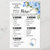 Blauw wat u in uw paars-tweetalige kaart vindt (Voorkant)