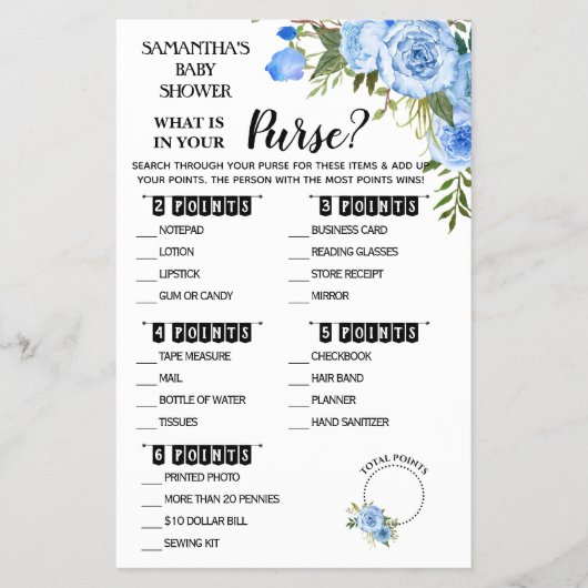 Blauw wat u in uw paars-tweetalige kaart vindt (Voorkant)