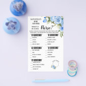 Blauw wat u in uw paars-tweetalige kaart vindt (Enkel)