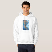 Blauw water abstract, Canada Hoodie (Voorkant volledig)
