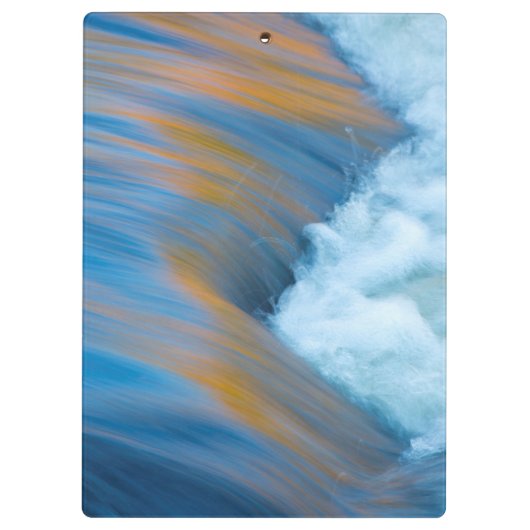 Blauw water abstract, Canada Klembord (Achterkant)