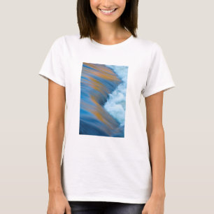 Blauw water abstract, Canada T-shirt