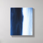 Blauw water Abstract Canvas Afdruk (Voorkant)