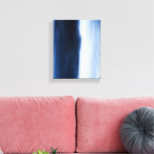 Blauw water Abstract Canvas Afdruk (Insitu (Woonkamer))