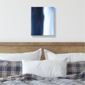 Blauw water Abstract Canvas Afdruk (Insitu (Slaapkamer))