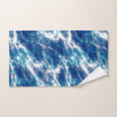 Blauw water bad handdoek (Handdoek)