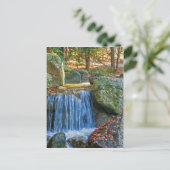 Blauw Water Bron Briefkaart (Staand voorkant)