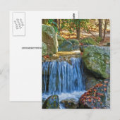 Blauw Water Bron Briefkaart (Voorkant / Achterkant)