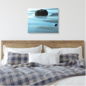 BLAUW WATER CANVAS AFDRUK (Insitu (Slaapkamer))