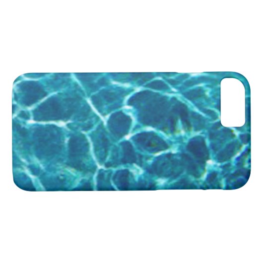 Blauw water Case-Mate iPhone case (Achterkant (Horizontaal))
