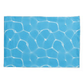 Blauw water caustics voor zwemmen Droom Kussensloo Kussensloop (Achterkant)