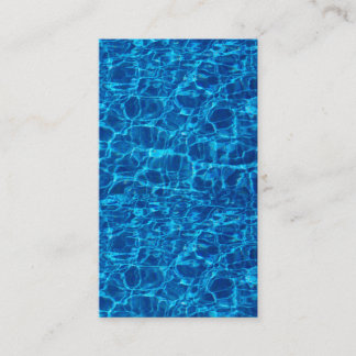 Blauw Water Design Oorbellenkaarten Visitekaartje