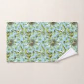 blauw water en Eucalyptus Bad Handdoek (Handdoek)