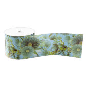 blauw water en Eucalyptus Grosgrain Lint (Spoel)