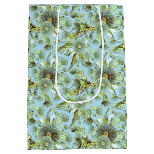  blauw water en Eucalyptus Medium Cadeauzakje (Achterkant)